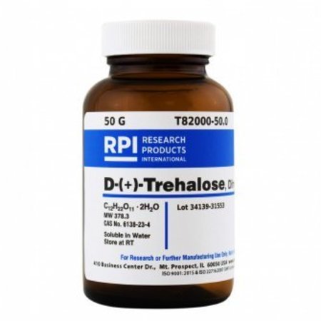 RPI D-(+)-Trehalose Dihydrate, 50 G T82000-50.0